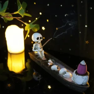 Set Sail for the Afterlife (in Style) - Skeleton Incense Holder
