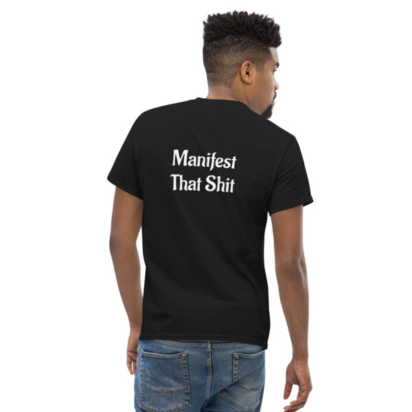 Bad Buddha Tee – Manifest That Sh*t on back (Black)