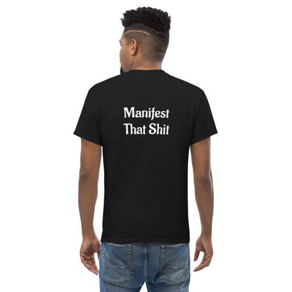 Bad Buddha Tee – Manifest That Sh*t on back (Black)