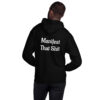 Bad Buddha Hoodie – Manifest That Sh*t on Back (Black & Navy)