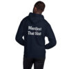 Bad Buddha Hoodie – Manifest That Sh*t on Back (Black & Navy)