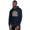 Bad Buddha Hoodie – Manifest That Sh*t on Back (Black & Navy)