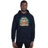 Bad Buddha Hoodie – Manifest That Sh*t on Back (Black & Navy)