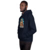 Bad Buddha Hoodie – Manifest That Sh*t on Back (Black & Navy)